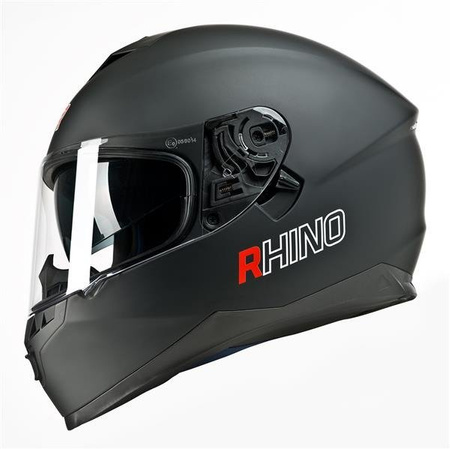 Rhino Kask Racer Black Matt Kaski Integralne Producenci Rhino