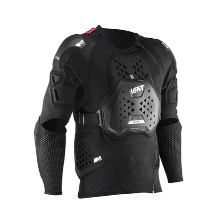 KOSZULKA Z OCHRANIACZAMI LEATT 3DF AIRFIT HYBRID BLACK (172-184CM) L/XL