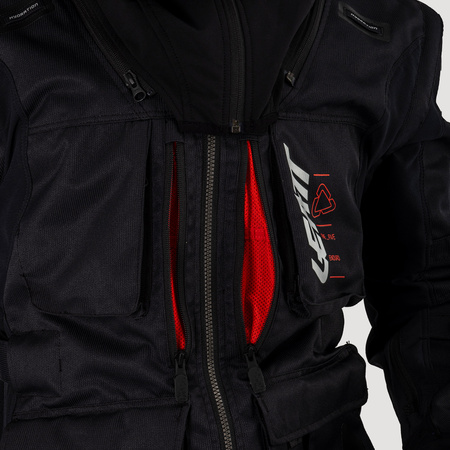 KURTKA MOTOCYKLOWA TEKSTYLNA LEATT MOTO 5.5 ENDURO BLACK M