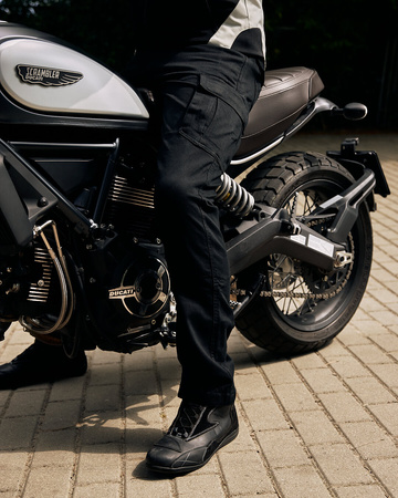 JEANSY MOTOCYKLOWE OZONE SHADOW 2 BLACK 30/34