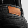 JEANSY MOTOCYKLOWE REBELHORN BRONCO WASHED BLACK MONOLAYER 28/34