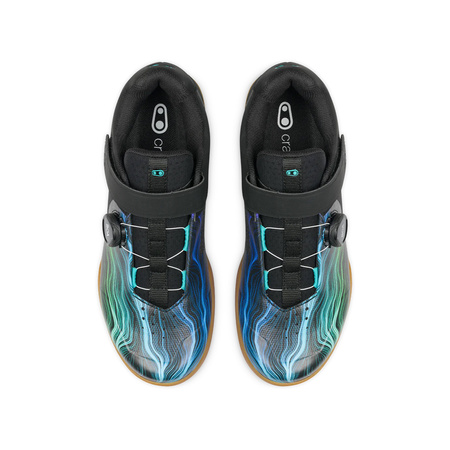 BUTY CRANKBROTHERS MALLET BOA BLACK/BLUE SWIRL - GUM OUTSOLE 10.5 (44 EU)