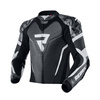 KURTKA MOTOCYKLOWA SKÓRZANA REBELHORN REBEL BLACK WHITE 52