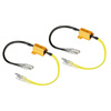90469 Przewodowe oporniki z szybkozłączami, 2szt., 12V - 6 OHM - 25W
