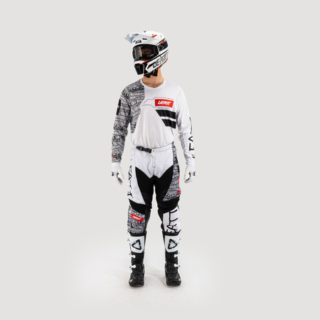 STRÓJ OFFROADOWY BLUZA I SPODNIE LEATT RIDE KIT 3.5 WHITE M
