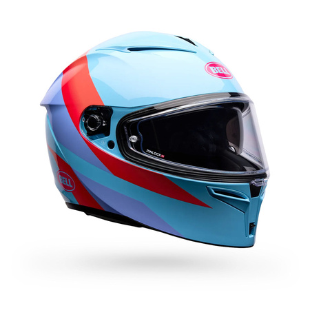 KASK MOTOCYKLOWY BELL LITHIUM PASSION BLUE PINK S