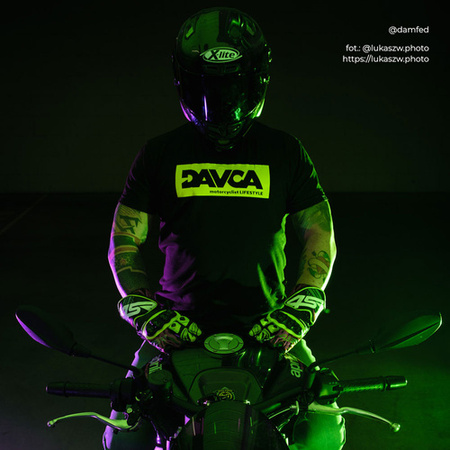 DAVCA T-shirt Fluo logo