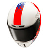 KASK MOTOCYKLOWY HJC V10 FQ20 RETRO WHITE RD BLUE L