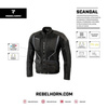 KURTKA TEKSTYLNA REBELHORN SCANDAL BLACK XS