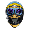 KASK MOTOCYKLOWY HJC F71 MONKEY DJ BLUE ORANGE XL