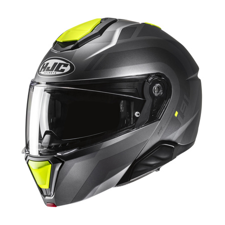 KASK MOTOCYKLOWY HJC I91 ARVEN GREY YELLOW L
