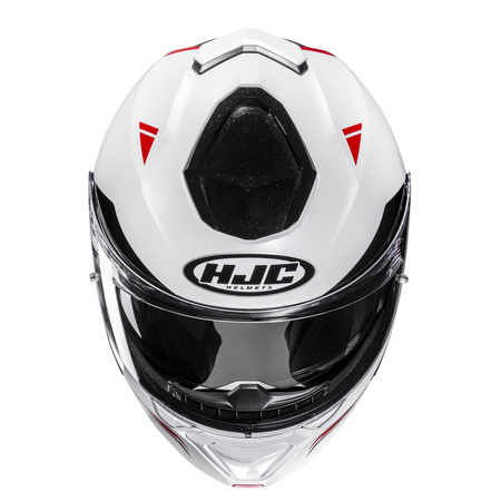 KASK MOTOCYKLOWY HJC I91 TRICUS WHITE RED S
