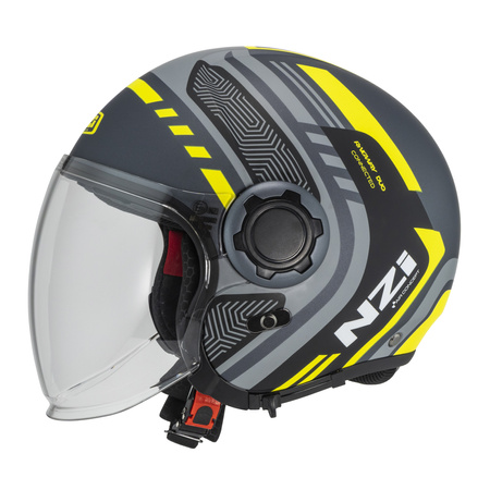KASK MOTOCYKLOWY NZI RINGWAY 2 DUO CONNECTED ANTRACITE GREY MATT XL