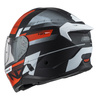 KASK MOTOCYKLOWY NZI COMBI 3 DUO METRIC BLACK RED MATT S