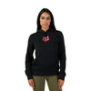 BLUZA Z KAPTUREM FOX LADY HEAD BLACK/PINK XL