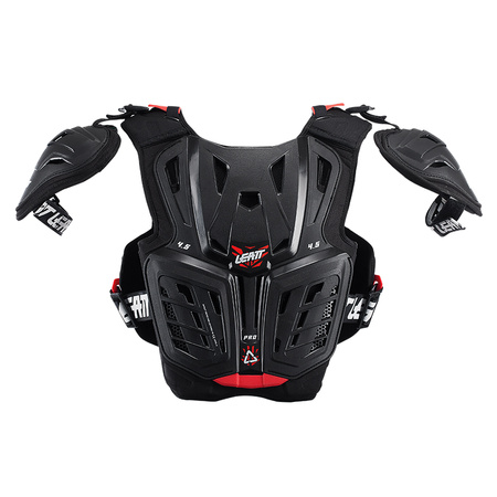 BUZER JUNIOR LEATT 4.5 PRO BLACK RED (134-146CM) S/M