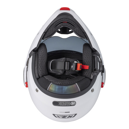 KASK MOTOCYKLOWY NZI MINIMOD DUO PEARL WHITE XS