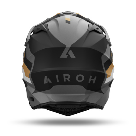 KASK MOTOCYKLOWY AIROH COMMANDER 2 DOOM GOLD MATT XL