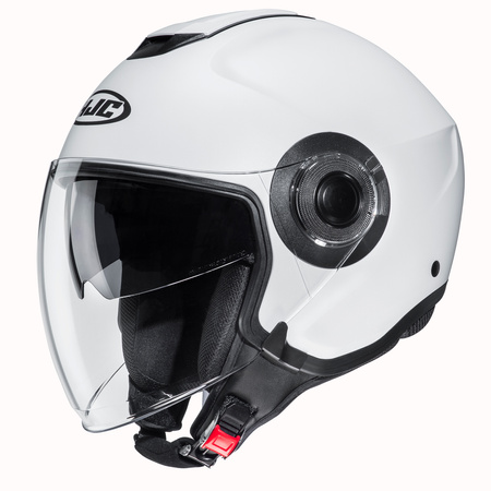KASK MOTOCYKLOWY HJC I40N SOLID PEARL WHITE S