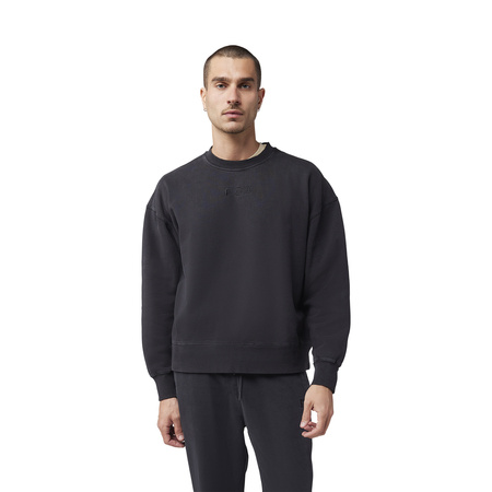 BLUZA FOX WORDMARK OVERSIZED FLEECE CREW BLACK L