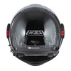 KASK MOTOCYKLOWY NZI MINIMOD DUO META BLACK SILVER S