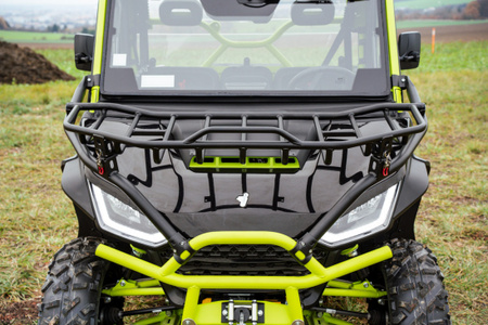 Zielony bagażnik na maskę z przodu - Fugleman