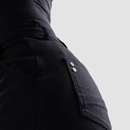 JEANSY MOTOCYKLOWE DAMSKIE OZONE JANE JOGGER FIT BLACK 34/30