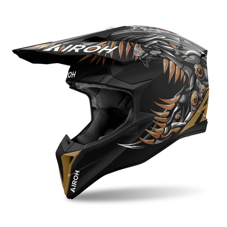 KASK MOTOCYKLOWY AIROH WRAAAP CYBORG MATT XL