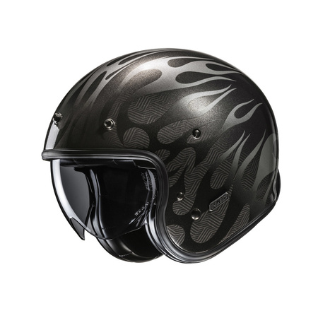 KASK MOTOCYKLOWY HJC V31 FIRO BLACK L