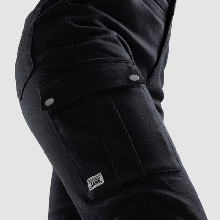 JEANSY MOTOCYKLOWE DAMSKIE OZONE JANE JOGGER FIT BLACK 34/30