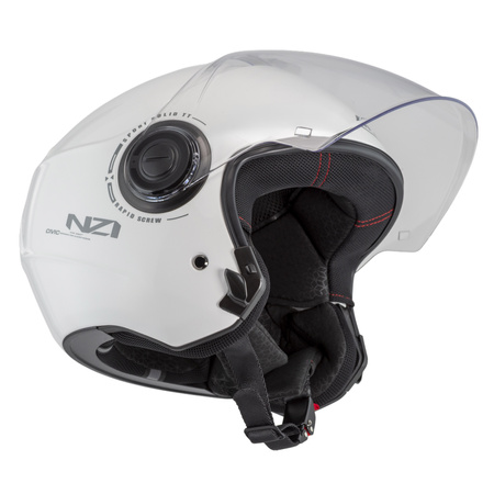 KASK MOTOCYKLOWY NZI CIVIC SOLID NOUVEAU WHITE XS