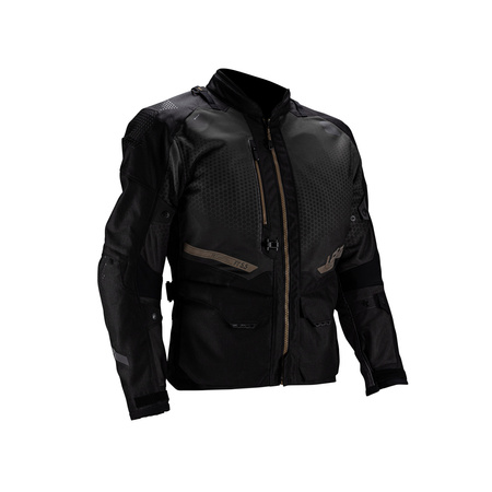 KURTKA MOTOCYKLOWA TEKSTYLNA LEATT ADV FLOWTOUR 5.5 STEALTH BLACK GREY M