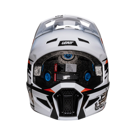 KASK MOTOCYKLOWY Z GOGLAMI JUNIOR LEATT KIT MOTO 3.5 WHITE M
