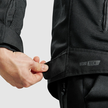 KURTKA MOTOCYKLOWA TEKSTYLNA OZONE NEO AIR BLACK XXL