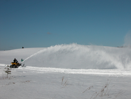 BERCOMAC profesjonalna odśnieżarka 54" (138 cm) silnik Honda 22HP