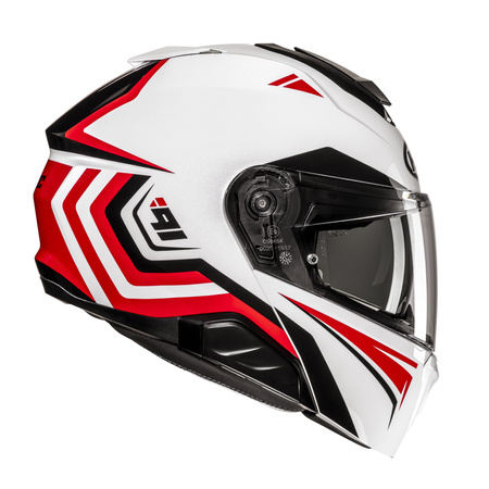 KASK MOTOCYKLOWY HJC I91 TRICUS WHITE RED S