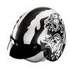 KASK MOTOCYKLOWY HJC V31 FLAME WHITE BLACK S