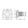 39120 Ext-12, podwójny port USB A + USB C, 12/24V