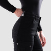 JEANSY MOTOCYKLOWE DAMSKIE OZONE JANE JOGGER FIT BLACK 34/30