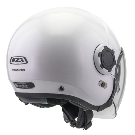 KASK MOTOCYKLOWY NZI RINGWAY 2 DUO WHITE XS