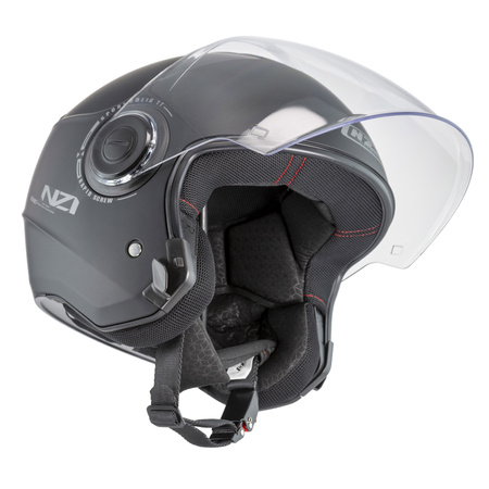 KASK MOTOCYKLOWY NZI CIVIC SOLID NOUVEAU MATT BLACK XS