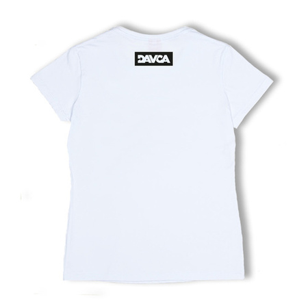 DAVCA T-shirt damski white RIP