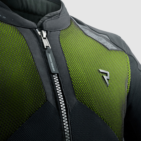 KURTKA MOTOCYKLOWA TEKSTYLNA REBELHORN JAX BLACK FLUO YELLOW 5XL