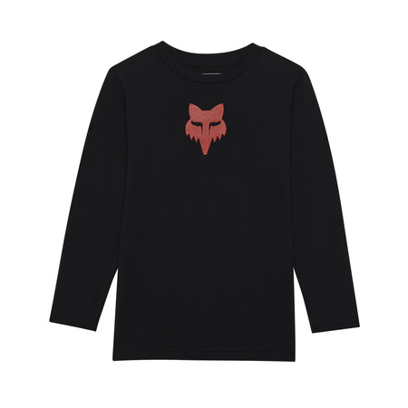 KOSZULKA Z DŁUGIM RĘKAWEM FOX JUNIOR HERITAGE BLACK YM