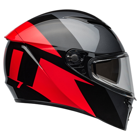 KASK MOTOCYKLOWY BELL LITHIUM ECE6 SHEAR METALLIC GREY RED S