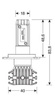 57756 Żarówka H4 Halo Led Pro-Bike_1 25W