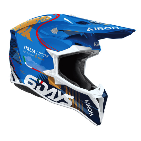 KASK MOTOCYKLOWY AIROH WRAAAP 6DAYS ITALY 2025 GLOSS XL