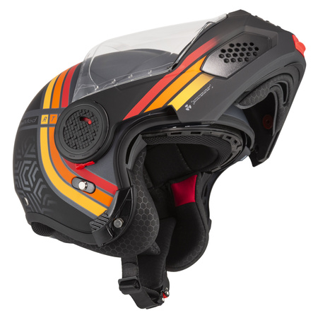 KASK MOTOCYKLOWY NZI MINIMOD DUO WATSON ANTRACITEBLACK ANTRACITE MATT S