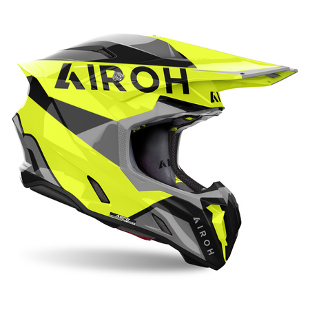 KASK MOTOCYKLOWY AIROH TWIST 3 KING YELLOW GLOSS XL