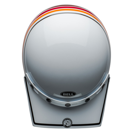 KASK MOTOCYKLOWY BELL MOTO-3 ECE6 RSD SDL BLACK SATIN GLOSS WHITE BLACK S